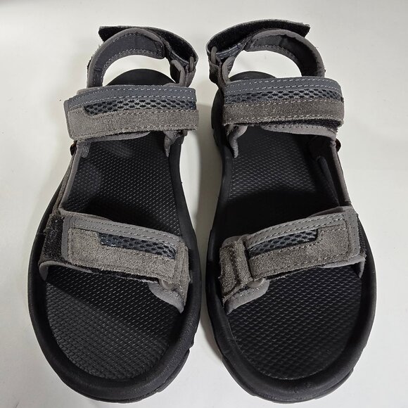 Teva Sandals Mens Size 8 Hudson 1002433 Hook & Loop Closure River Hiking Outdoor - Picture 5 of 14